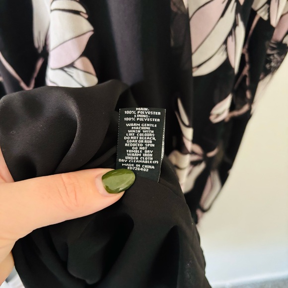 Estelle Azalea Black Floral Midi Dress - Picture 9 of 12